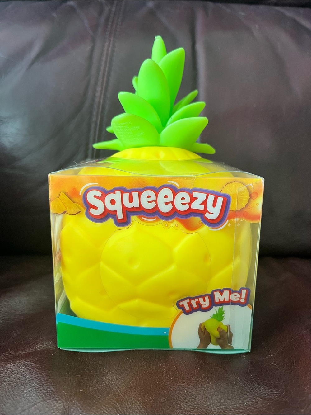 Squeeezy pineapple squishy toy
